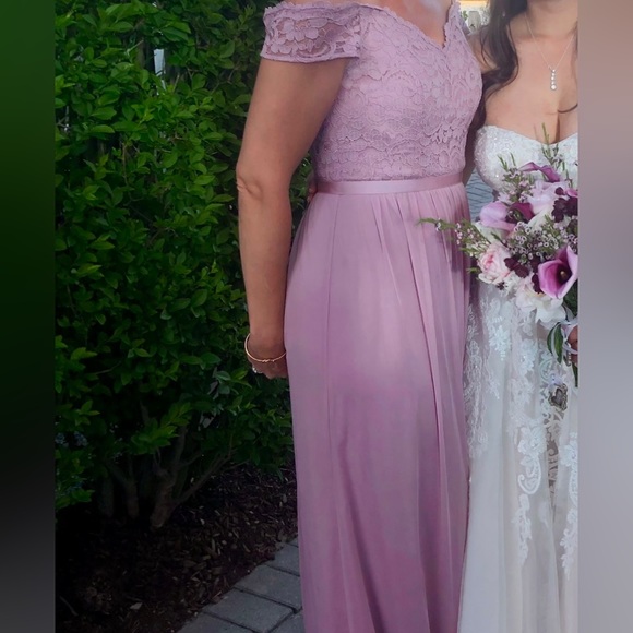 Donated Prom Dress Drive       Bridesmaid Wedding Formal Prom long dress lace - Picture 9 of 14